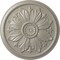 Ekena Millwork Kaya Ceiling Medallion (Fits Canopies up to 5 1/4"), Hand-Painted Pearl White, 23 5/8"OD x 1 1/2"P CM23KAPWS - alternate 1